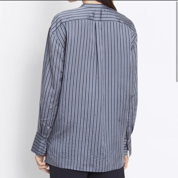 Vince Striped 100% Silk Tunic - Size S - Picture 2 of 12